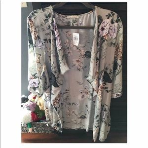 Boho Duster Lightweight 1X Jacket 14 16 Cardigan